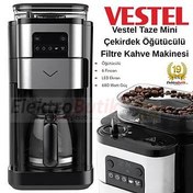 Resim VESTEL TAZE MINI CEKIRDEK OGUTUCULU FILTRE KAHVE MAKINESI 