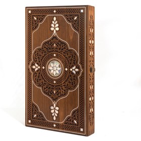 Resim Helena Wood Art Topkapı Sedef Kakma Nakışlı Tavla 