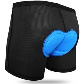 Resim Erkek Bisiklet İç Çamaşırı Şort Nefes Alabilir Jel Dolgulu Mtb Bisiklet Sürüş Şortu Çok Renkli 