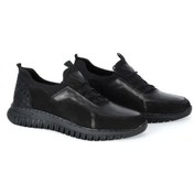 Resim Mp 222-4815 Siyah %100 Deri Erkek Casual Ayakkabı Siyah 