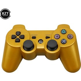 Resim Altın Gamepad Kablosuz Bluetooth Uyumlu Joystick Konsolu İçin Sony Ps3 Denetleyicisi Playstation 3 Oyun Pedi Joypad Oyun Aksesuarları 