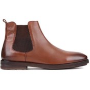 Resim Shoetyle - Taba Deri Erkek Chelsea Bot 250-201-905-taba 