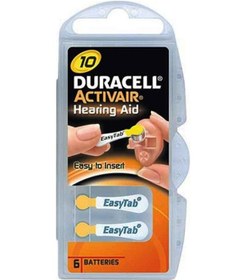Resim Duracell No 10 Kulaklık Pili 1 Paket 6'lı 