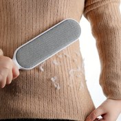 Resim 1 Adet, Yeniden Kullanılabilir Lint Fırçası, Çift Taraflı Pet Tüyü Temizleme Fırçası, Manuel Elektrostatik Yapışkan Lint Pet Tüyü Toz Fırçası, Halı Pet Köpek Kedi Tüyü Çıkarıcı Fırça, Giysi, Koltuk, Mobilya, Yatak, Halı, Temizlik Aracı 