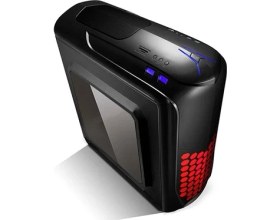 Resim Rampage Armego Siyah 2*12cm Fan Red LED Fan 2*USB3.0 Kasa 