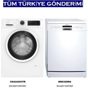 Resim Profilo 2 Li Set 9kg 1200 Devir Çamaşır Makinesi CGA242X3TR ve Bulaşık Makinesi ( 13 Kişilik 6 Programlı) BM6320MA 