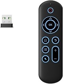 Resim Hanabitx Uçan Çift Model Akıllı TV Kutusu Arkadan Aydınlatmalı Klavye 