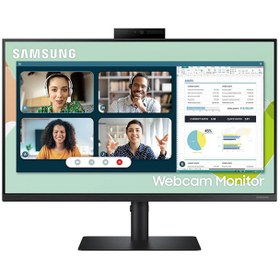 Resim Samsung LS24A400VEUXEN 24" 5 MS 75 Hz Webcam Full HD IPS LED Monitör 