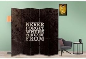 Resim Motivasyon Temalı Özel Tasarım Paravan Room Divider PRV1068, 180 x 180 
