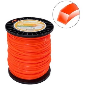 Resim Motorlu Tırpan Misinası 3.3 Mm Kare Rulo 200 Mt Diken, Ot, Çimen Kesme 