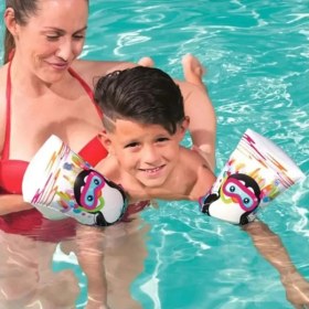 Resim Ttt Sevimli Hayvan Desenli Büyük Çocuk Deniz Kolluğu (6-12 Yaş) 