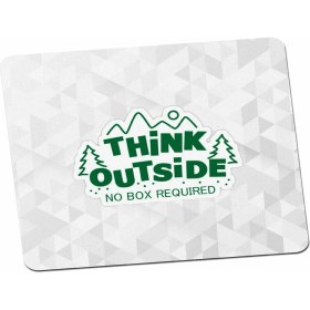 Resim Panorama Ajans Kampçılara Dışarıda Düşün Sticker Mouse Pad 