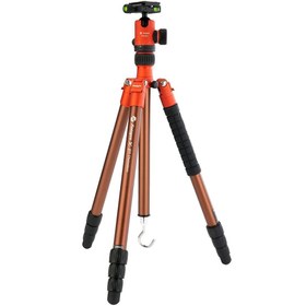 Resim Fotopro X-go Chameleon Tripod (Monopod Özellikli - Kırmızı) 