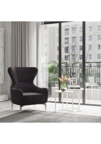 Resim Bella Gold Berjer Salon&oturma Odası - Siyah 