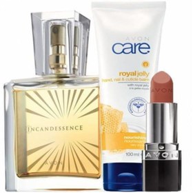 Resim Avon Incandessence 30 ml Bayan Edp + El Kremi 75 ml + Marvelous Mocha Ruj 