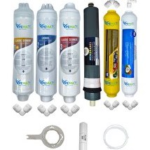 Resim Pemax Water Solutions Kapalı Kasa Su Arıtma Cihazlarına Uygun Eco 6'lı Platinium Mebran Mineral+Tatlandırıcı Set 