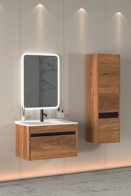 Resim NETDEKO Duenos 75 Cm Banyo Dolabı (boy Dolap Dahil) 