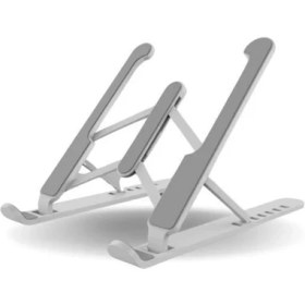 Resim Ayarlanabilir Plastik Dizüstü Destek Tabanı Katlanabilir Taşınabilir Laptop Sehpası Yükselti 