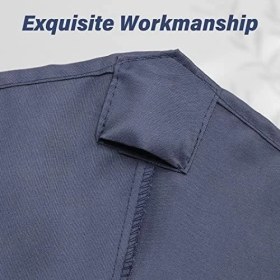 Resim Grains Global Deluxe 9' Açık Masa Pazar Yard Şemsiye Yedek Üst Kapak 8 Kaburga, 9 Ft Gölgelik, Koyu Mavi Gölgelik 