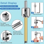 Resim Xiaobaoyu Kalem Burçları Değirmen Giyotin Seti Ağaç Işleme Kalem Seti Için Kesici Milleri (Yurt Dışından) 