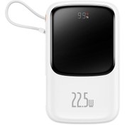 Resim Baseus PD Type C 10000 mAh Hızlı Şarj Powerbank Beyaz 