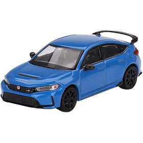 Resim NW NessiWorld Mini Gt 1:64 Honda Civic Type R Boost Blue Pearl 