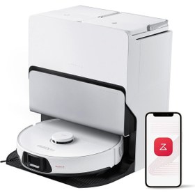 Resim Roborock Süper Akıllı Robot Süpürge 10.000 Pa Ultra Emiş Gücü Full Otomatik Beyaz 