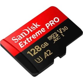 Resim Sandisk Extreme Pro SDSQXCD-128G-GN6MA 128 GB Micro Sd Hafıza Kartı (Resmi Distribütör Garantili) 