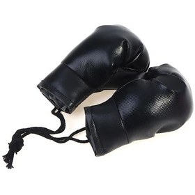 Resim 1 Çift Araba Boks Eldiveni Asılı Süsleme Deri Otomatik Dikiz 1 Adet 