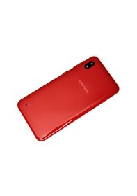 Resim Tkgz Samsung Galaxy Uyumlu A10 A105 Kasa Arka Pil Batarya Kapağı Kırmızı 