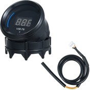Resim Samdoo Araçlar İçin 52mm Mavi Led Voltmetre 12v Dc, 0-35v Ölçüm, Kolay Kurulum 
