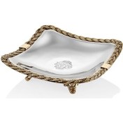 Resim Lamedore Black Pearl Halatlı Küçük Boy Dekoratif Kase 17x17x5 Cm 