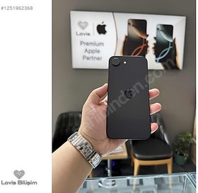 Resim Apple iPhone 16e İkinci El TR | 256 GB | Siyah 