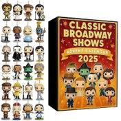 Resim 2025 Broadway Gösterileri Advent Takvimi, 2d Akrilik Karakterler, 2025 Noel 24 Günlük Geri Sayım Takvimi, Çocuklar Ve Yetişkinler İçin Noel Hediyesi 