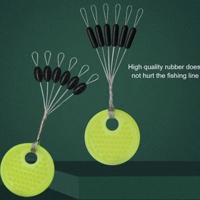 Resim 60 adet/10 adet Balıkçılık Araçları Seti Uzay Fasulyesi Karp Balıkçılığı Küçük Aksesuarlar Yüzer İşaretçi Silindirik ve Zeytin Şeklinde Seçenekler 