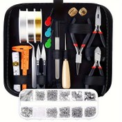 Resim Boncuklama, Takı İpliği ve Takı Tamiri için DIY Takı Yapım Alet Seti ve Boncuk İpliği Araç Kiti 