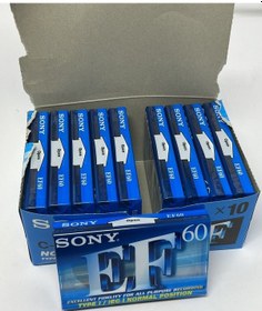 Resim SONY EF60 BOŞ TEYP KASETİ 10'LU PAKET 