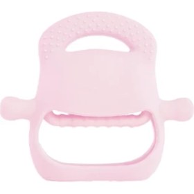 Resim Pembe Bebek Silikon Diş Kaşıyıcı 