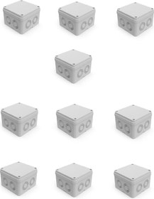 Resim Termo Plastik Buat 110x110x74 8 Çıkışlı Gri Gövde 10 Adet 