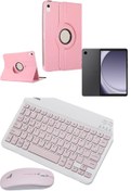 Resim Samsung Galaxy Tab A9 8gb Ram 128gb 8'7 Inç GÜMÜŞ Tablet+Pembe Kılıf+Pembe Klavye Mouse 