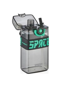 Resim Shotay Su Matarası Space Tritan Siyah 500ml 