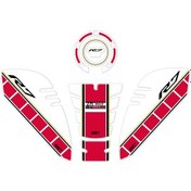 Resim GP Kompozit Yamaha R7 2021–2024 Uyumlu Tank Pad Seti 60.Yıl 