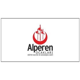Resim Masa Üstü Alperen Ocakları Bayrağı 15x23cm Masa Bayrağı 