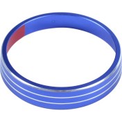 Resim Spibicyy 1 Adet Araba Ön Far Lambası Anahtarı Düğmesi Daire Dekorasyon Trim Halkası Ford Mustang F150 2015 2016 Mavi Için Uygun (Yurt Dışından) 