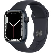 Resim Apple Watch 7 seri GPS 41 mm Akıllı Saat Midginht Black - Siyah 