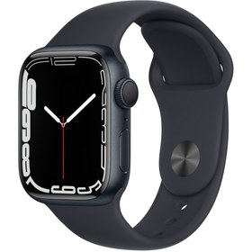 Resim Apple Watch 7 seri GPS 41 mm Akıllı Saat Midginht Black - Siyah 