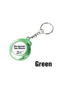 Resim Yeşil 1 Adet-uygun Dıy Mini Mezura Taşınabilir Dekorasyon 2 M Yumuşak Çelik Bant Anahtarlık Ölçüm Cetveli Ölçüm Bandı Hassas 