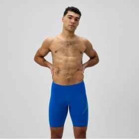 Resim Speedo Hyperboom Placement Jammer Erkek Yüzücü Mayosu Mavi 