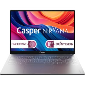 Resim CASPER Nirvana S100 300NIT i7-13620H 16GB DDR5 1TB SSD 16" Freedos Laptop S100.1362-BF00X-G-F 