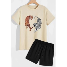 Resim Trendypassion Tiger Şort T-Shirt Eşofman Takımı 